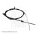 Cable, parking brake ADC446218 Blue Print, Thumbnail 2