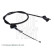 Cable, parking brake ADD64671 Blue Print, Thumbnail 2