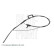 Cable, parking brake ADG046144 Blue Print, Thumbnail 2