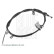 Cable, parking brake ADG046207 Blue Print, Thumbnail 2