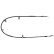 Cable, parking brake ADG046281 Blue Print