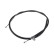 Cable, parking brake ADJ134604 Blue Print