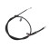 Cable, parking brake ADK84651 Blue Print