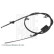 Cable, parking brake ADK84684 Blue Print, Thumbnail 2