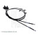 Cable, parking brake ADM546143 Blue Print, Thumbnail 2