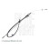 Cable, parking brake ADM54698 Blue Print, Thumbnail 2