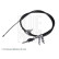 Cable, parking brake ADM54699 Blue Print, Thumbnail 2