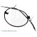 Cable, parking brake ADN146266 Blue Print, Thumbnail 2