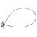 Cable, parking brake ADN146369 Blue Print