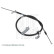 Cable, parking brake ADT346301 Blue Print, Thumbnail 2