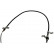 Cable, parking brake BHC-3140 Kavo parts