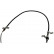 Cable, parking brake BHC-3140 Kavo parts, Thumbnail 2