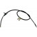 Cable, parking brake BHC-4614 Kavo parts