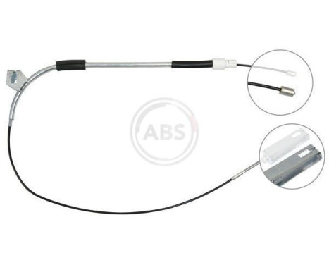Cable, parking brake K10001 ABS, Image 3