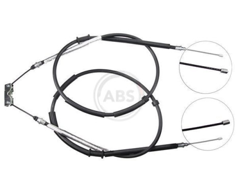 Cable, parking brake K10025 ABS, Image 2