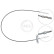 Cable, parking brake K10052 ABS, Thumbnail 3
