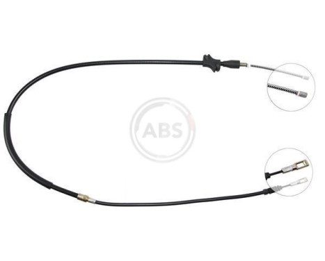 Cable, parking brake K10076 ABS, Image 3