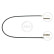 Cable, parking brake K10258 ABS, Thumbnail 3