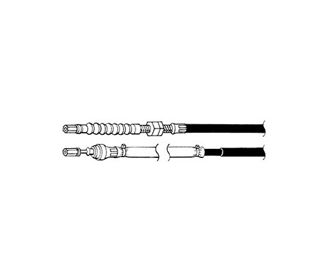 Cable, parking brake K10277 ABS, Image 2