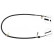 Cable, parking brake K10457 ABS, Thumbnail 2