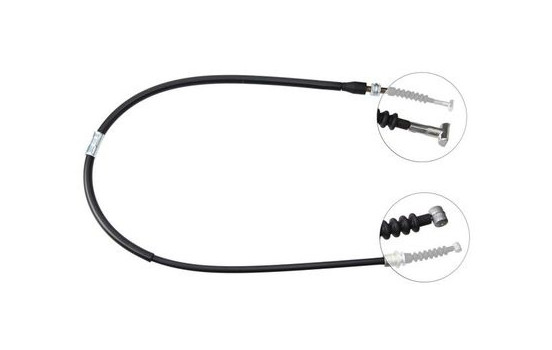 Cable, parking brake K10536 ABS, Image 2