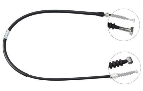 Cable, parking brake K10536 ABS