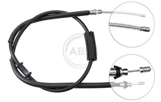 Cable, parking brake K10537 ABS, Image 3