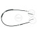 Cable, parking brake K10725 ABS, Thumbnail 3