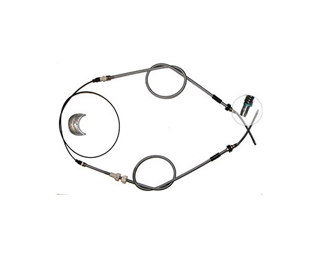 Cable, parking brake K10805 ABS, Image 2