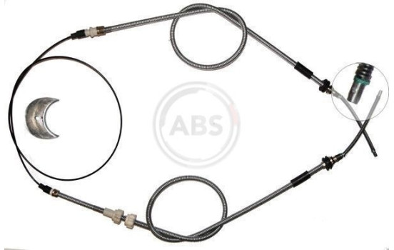 Cable, parking brake K10805 ABS, Image 3