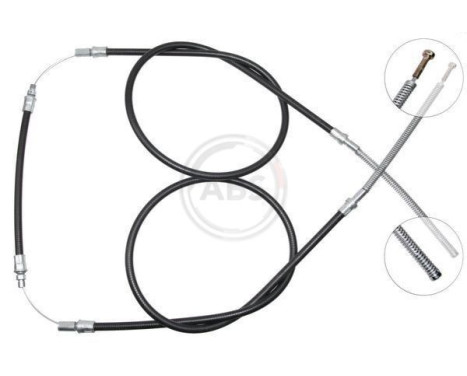 Cable, parking brake K10845 ABS, Image 3