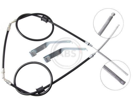 Cable, parking brake K10895 ABS, Image 2
