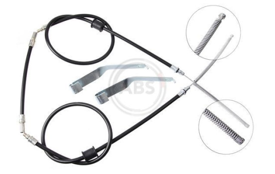 Cable, parking brake K10895 ABS, Image 2