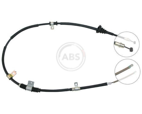 Cable, parking brake K10907 ABS, Image 2