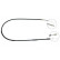 Cable, parking brake K10985 ABS, Thumbnail 2