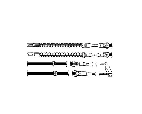 Cable, parking brake K11275 ABS, Image 2