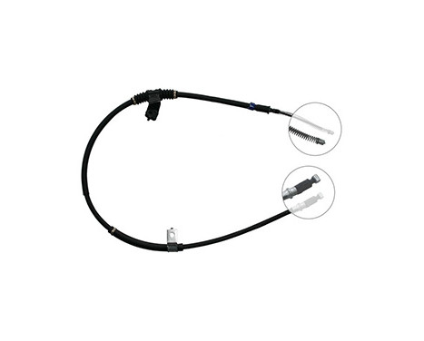 Cable, parking brake K11457 ABS, Image 2