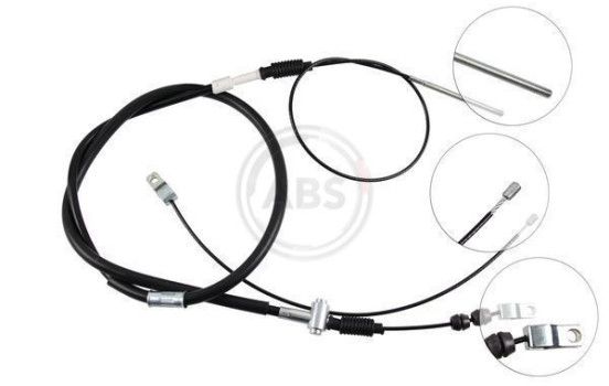 Cable, parking brake K11735 ABS, Image 3