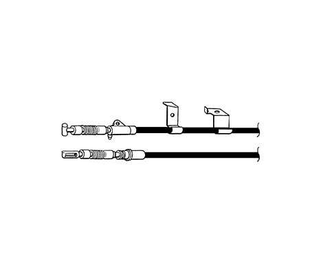 Cable, parking brake K11798 ABS, Image 2