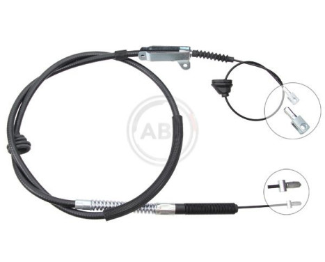 Cable, parking brake K11845 ABS, Image 3
