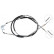 Cable, parking brake K11965 ABS, Thumbnail 2