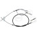 Cable, parking brake K12018 ABS, Thumbnail 3