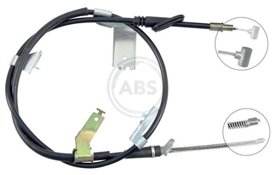 Cable, parking brake K12037 ABS, Image 2