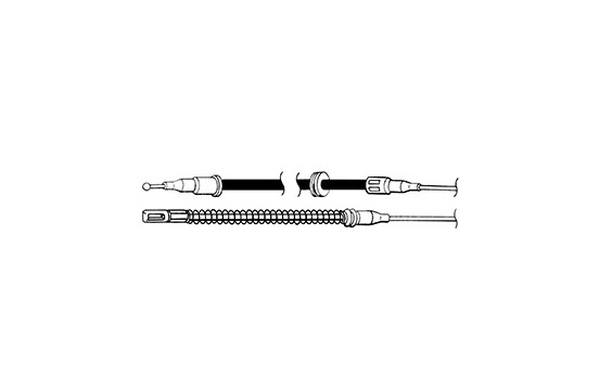 Cable, parking brake K12058 ABS, Image 2