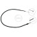 Cable, parking brake K12107 ABS, Thumbnail 3
