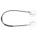Cable, parking brake K12115 ABS, Thumbnail 2
