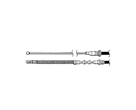 Cable, parking brake K12118 ABS, Image 2
