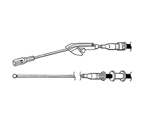 Cable, parking brake K12128 ABS, Image 2