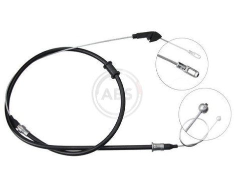 Cable, parking brake K12128 ABS, Image 4