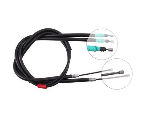 Cable, parking brake K12256 ABS, Image 2